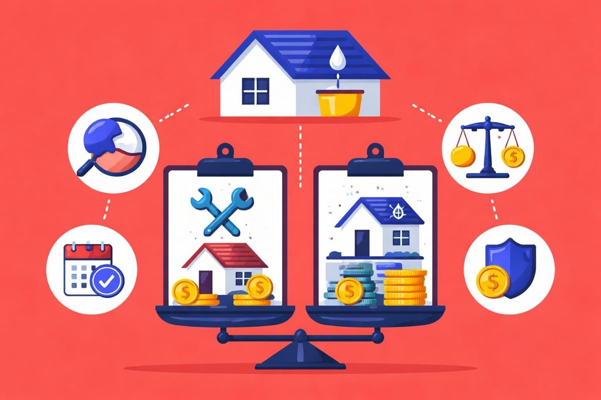 Roof repair decision tree