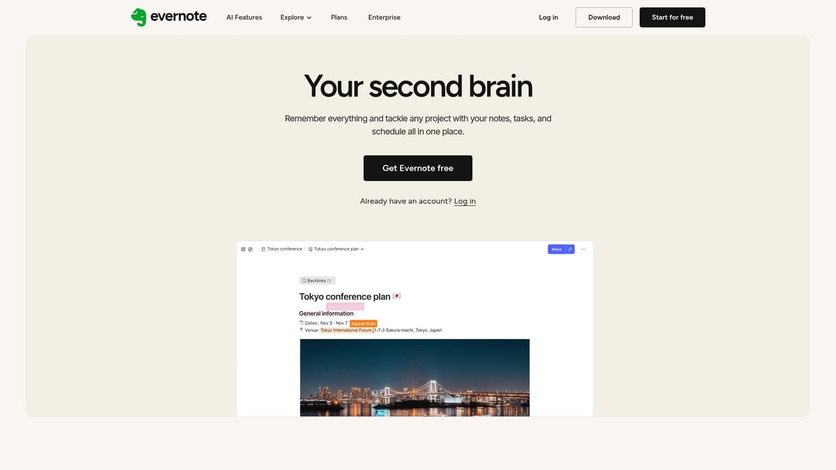 7 Migliori App Per Documenti da Provare nel 2026 - Evernote
