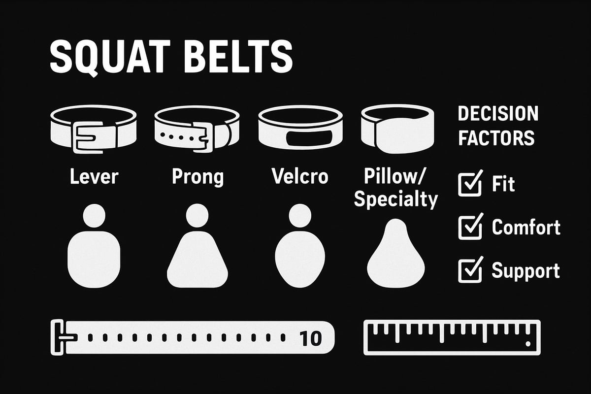Choosing the Right Squat Belt for Your Needs