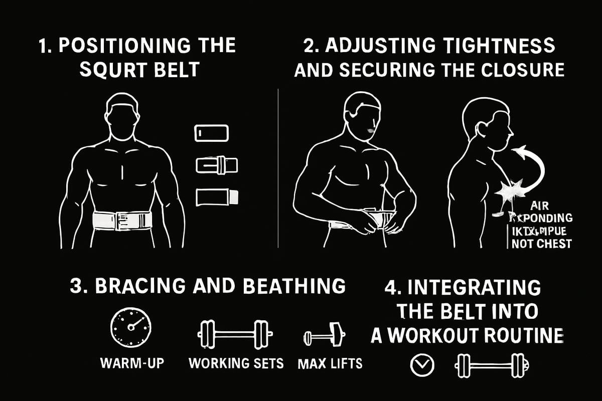 Step-by-Step: How to Use a Squat Belt for Maximum Support
