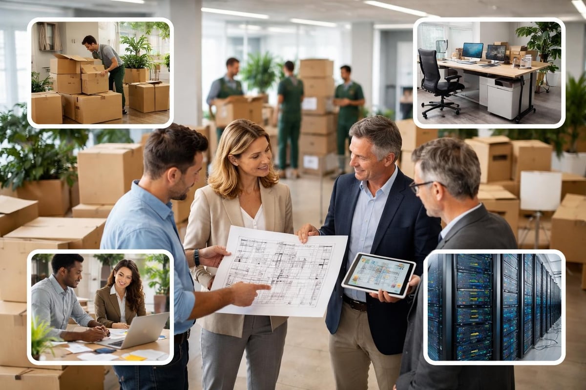 Transformation organisationnelle via déménagement