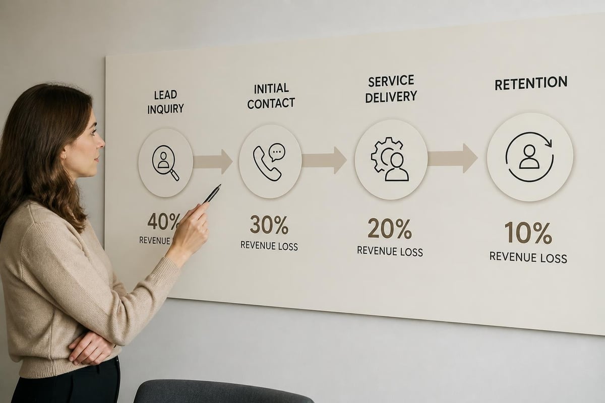 Revenue leak points in service business