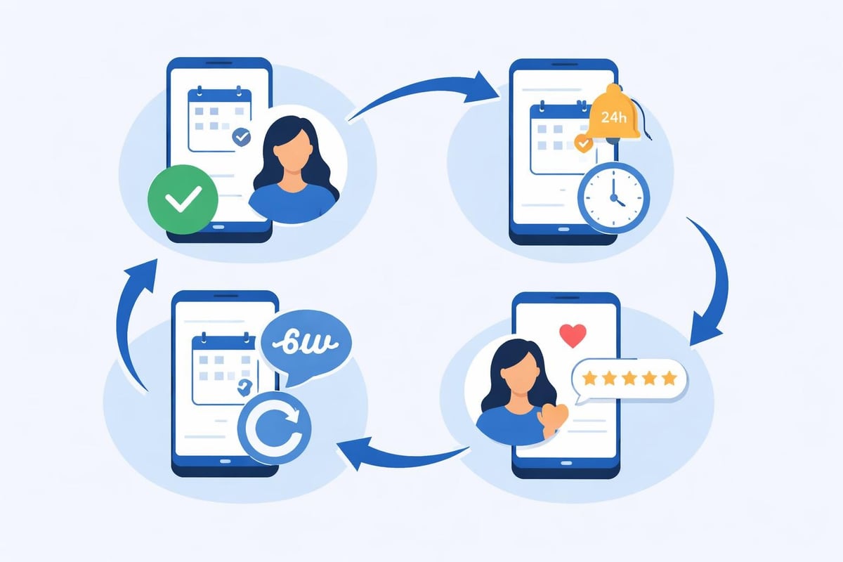 Automated client communication workflow