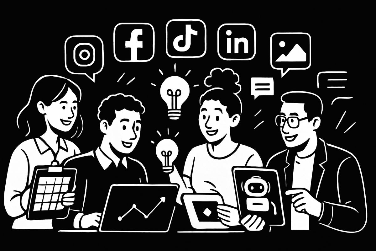 7 smarte tips for sosiale medier markedsføring 2025