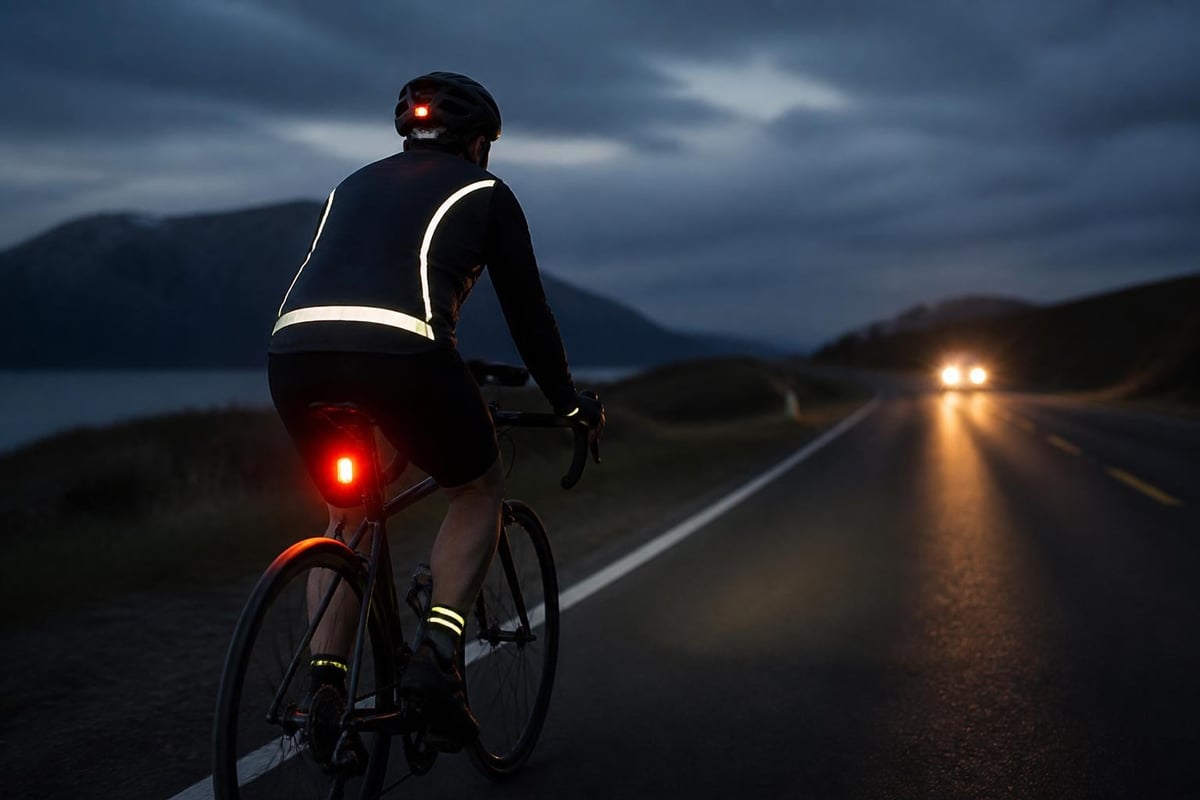 Road riding visibility gear