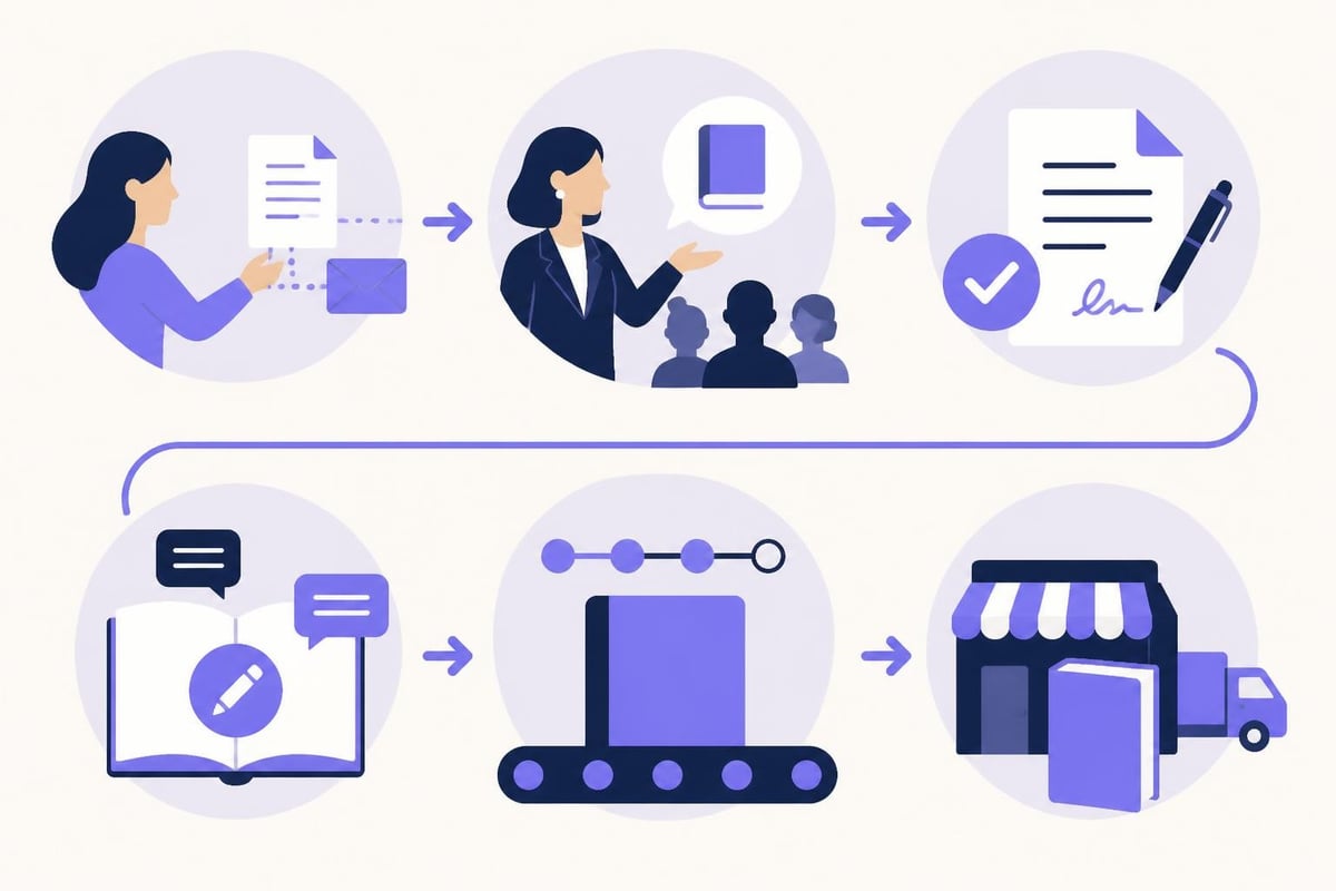 Traditional publishing workflow