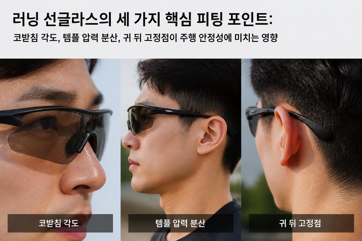 러닝 선글라스 피팅