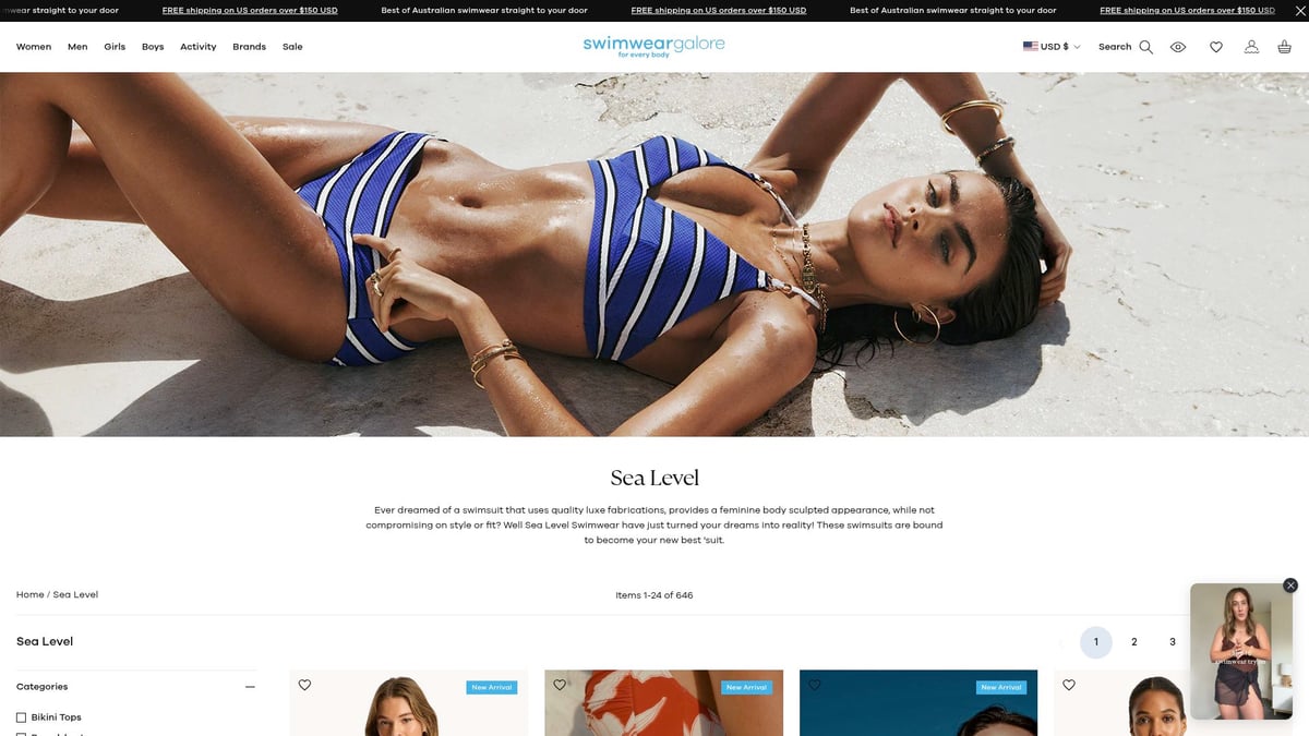 8 Navy Swimsuits That Redefine Classic Style in 2026 - Sea Level Eco Essentials Square Neck One Piece