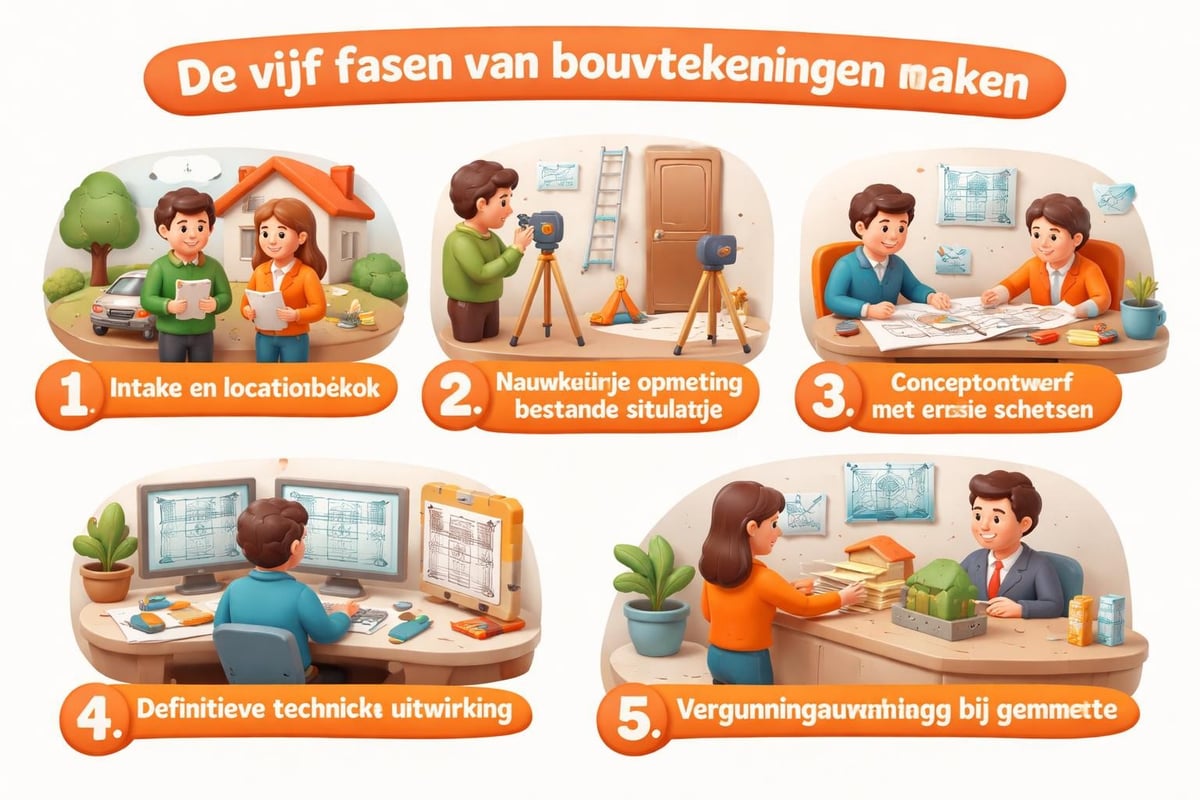 Proces bouwtekeningen maken