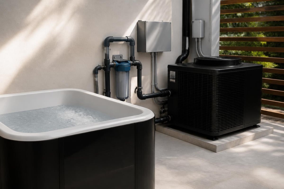 Commercial ice bath installation requirements