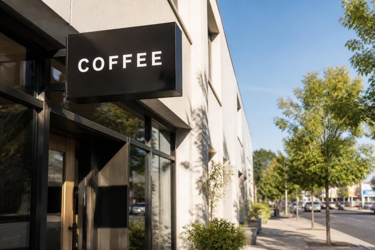 Strategic placement of outdoor business signs
