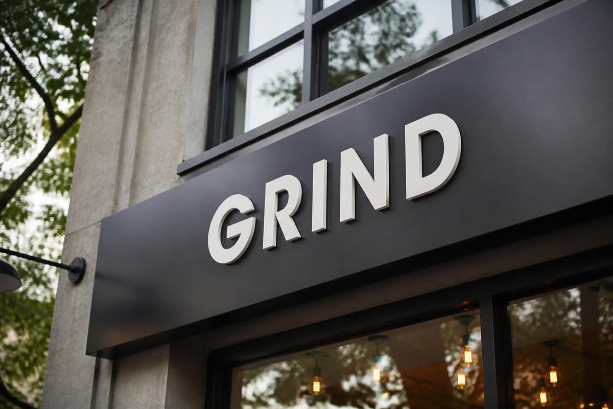 Design hierarchy for outdoor signs
