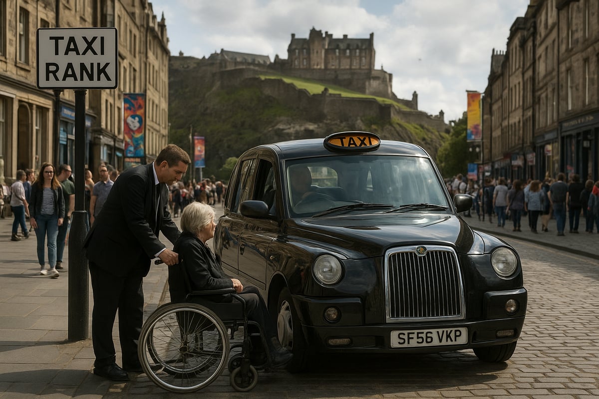 How to Book and Hail a Black Taxi in Edinburgh