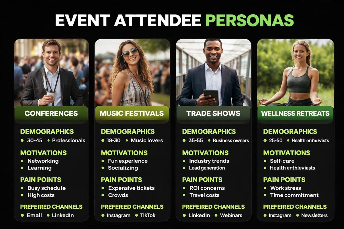 Attendee persona development