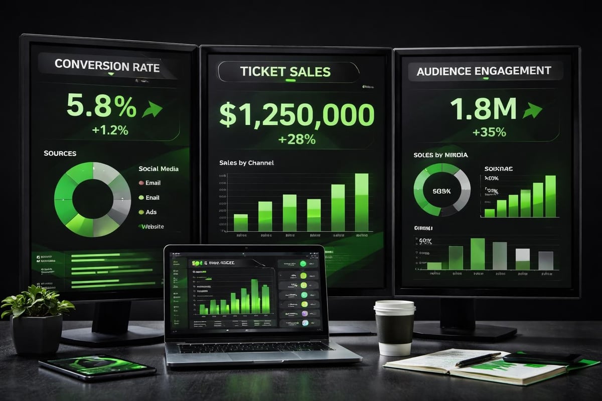 Event marketing analytics dashboard