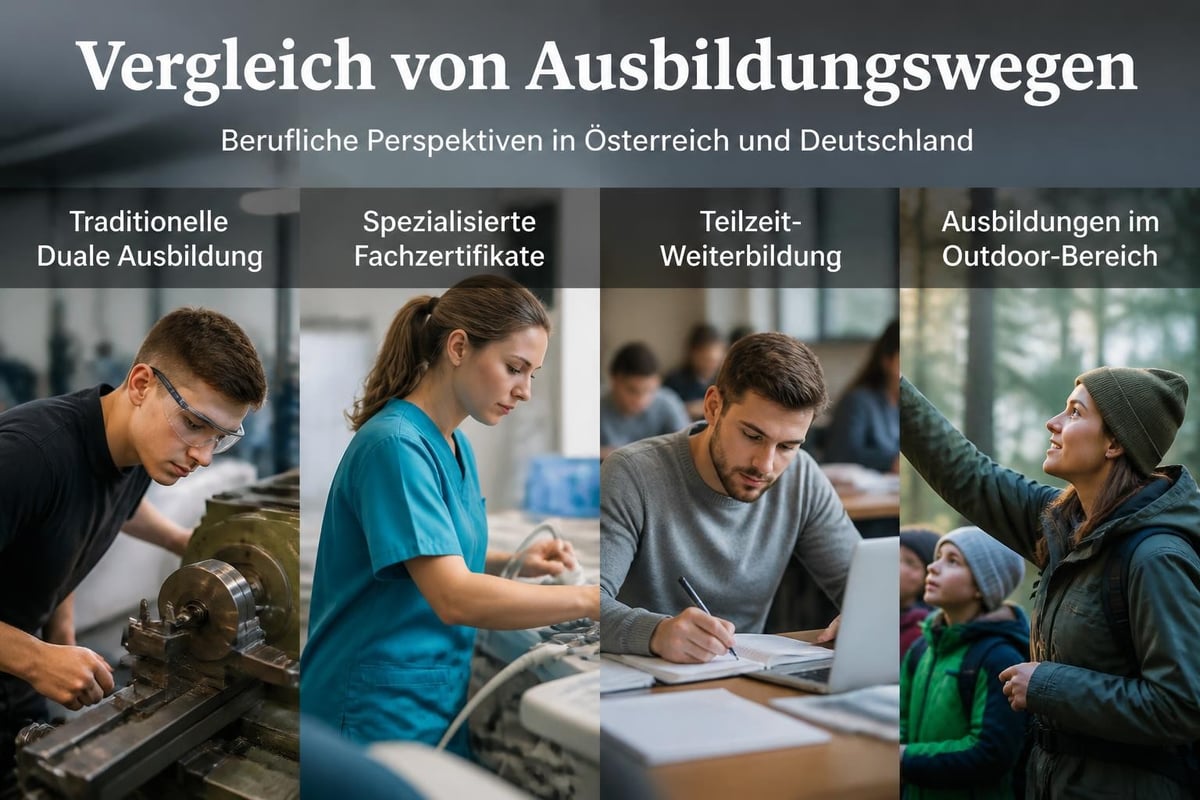 Verschiedene Ausbildungswege
