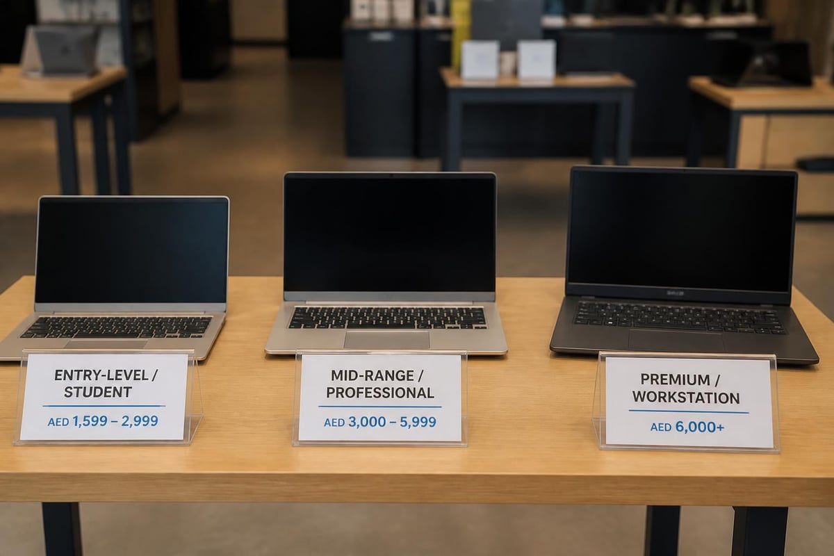 HP laptop pricing segments