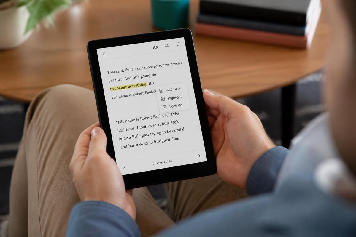 Nook reading features