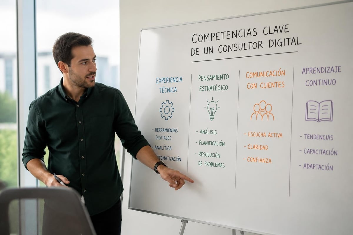 Digital consultant skill map