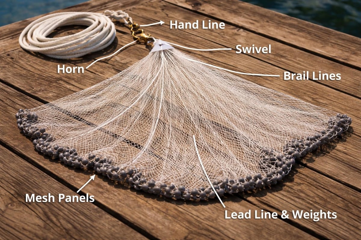 Cast net component diagram