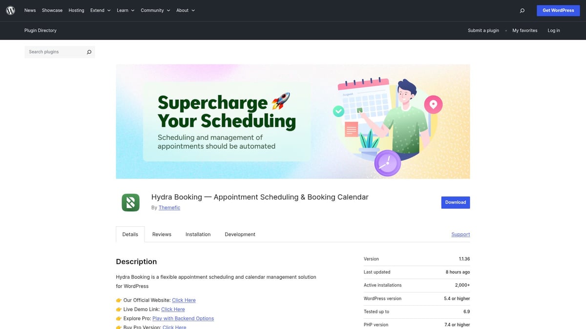 Top 7 WordPress Appointment Booking Plugin Free Picks 2026 - Hydra Booking