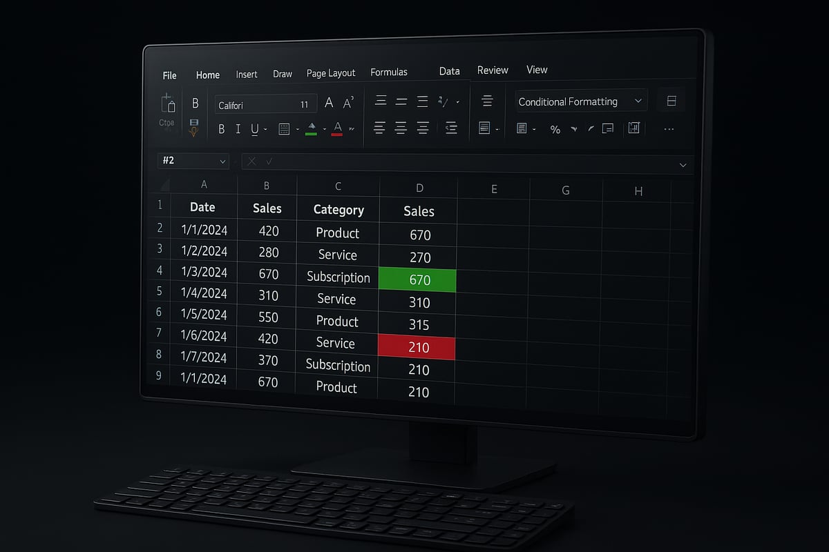 Step-by-Step Guide: Highlighting Maximum and Minimum Values with Conditional Formatting