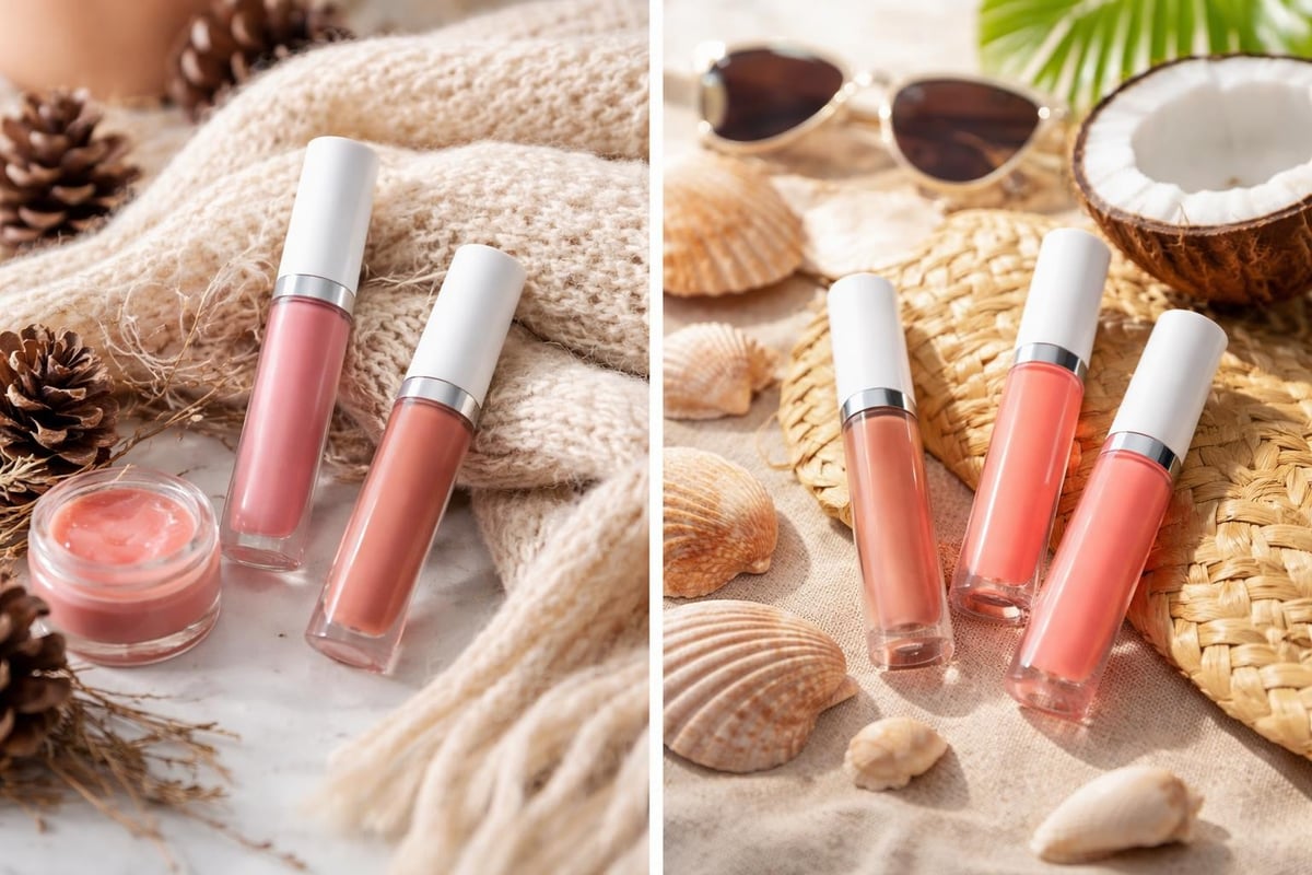 Seasonal blush gloss adaptation