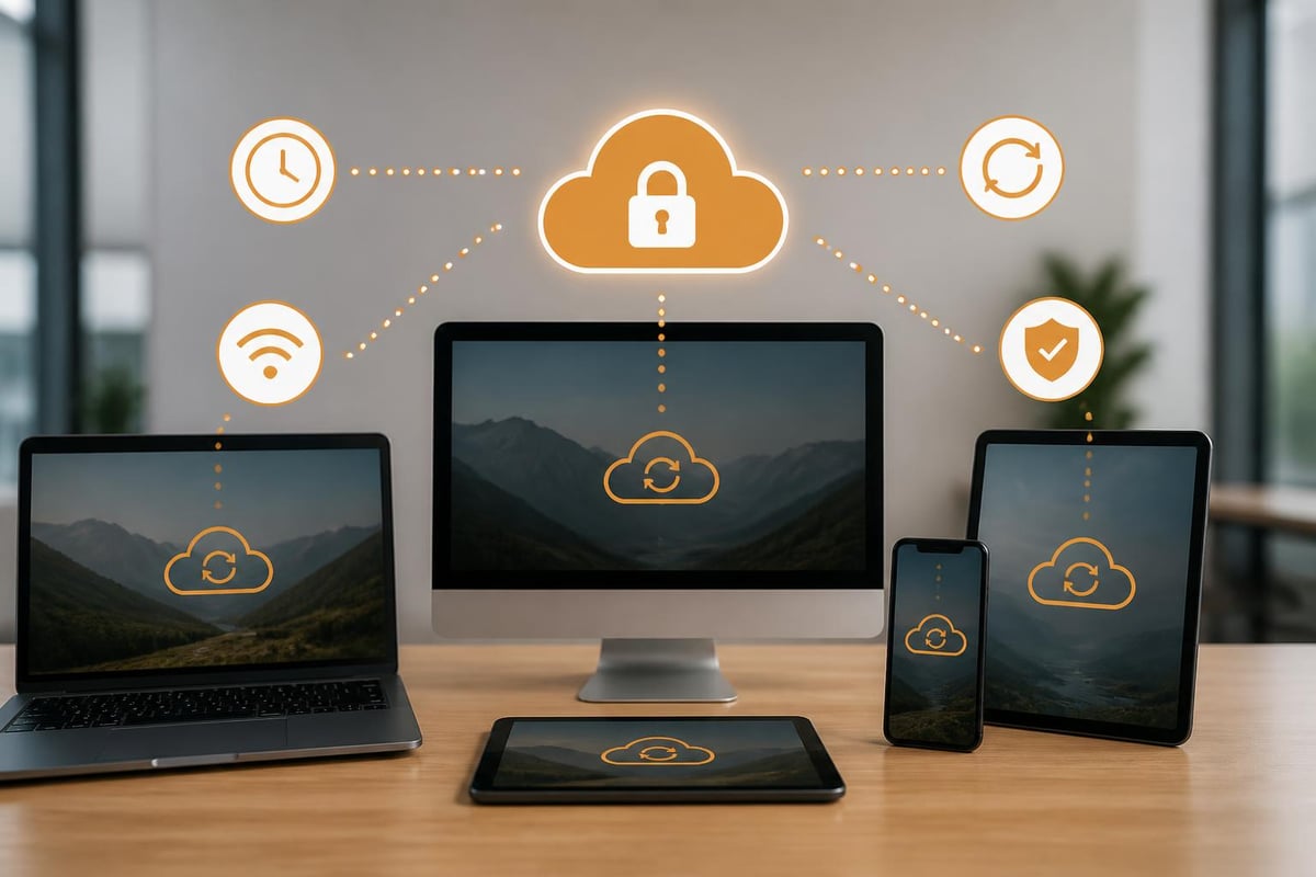 Multi-device backup workflow