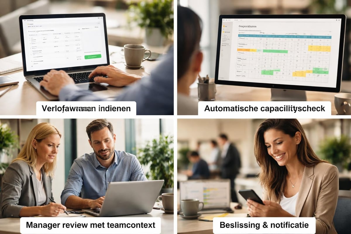 Goedkeuringsworkflow verlofaanvraag