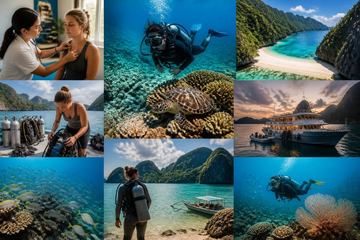 Planning considerations for dive travel