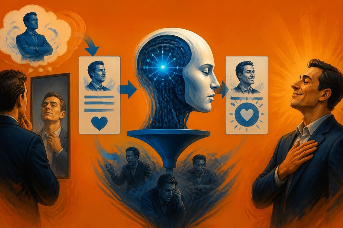 AI feedback loop reinforcing blind spots