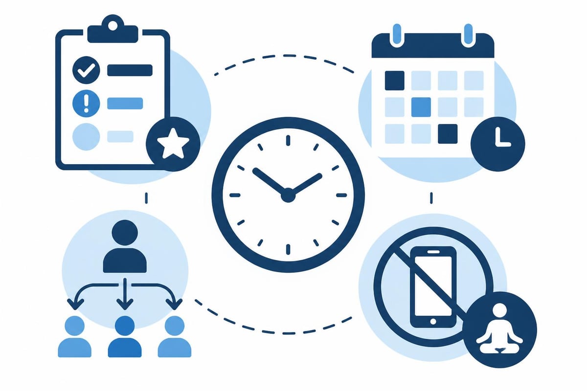 Time Management Training: Transform Productivity in 2026 3 Time management training framework