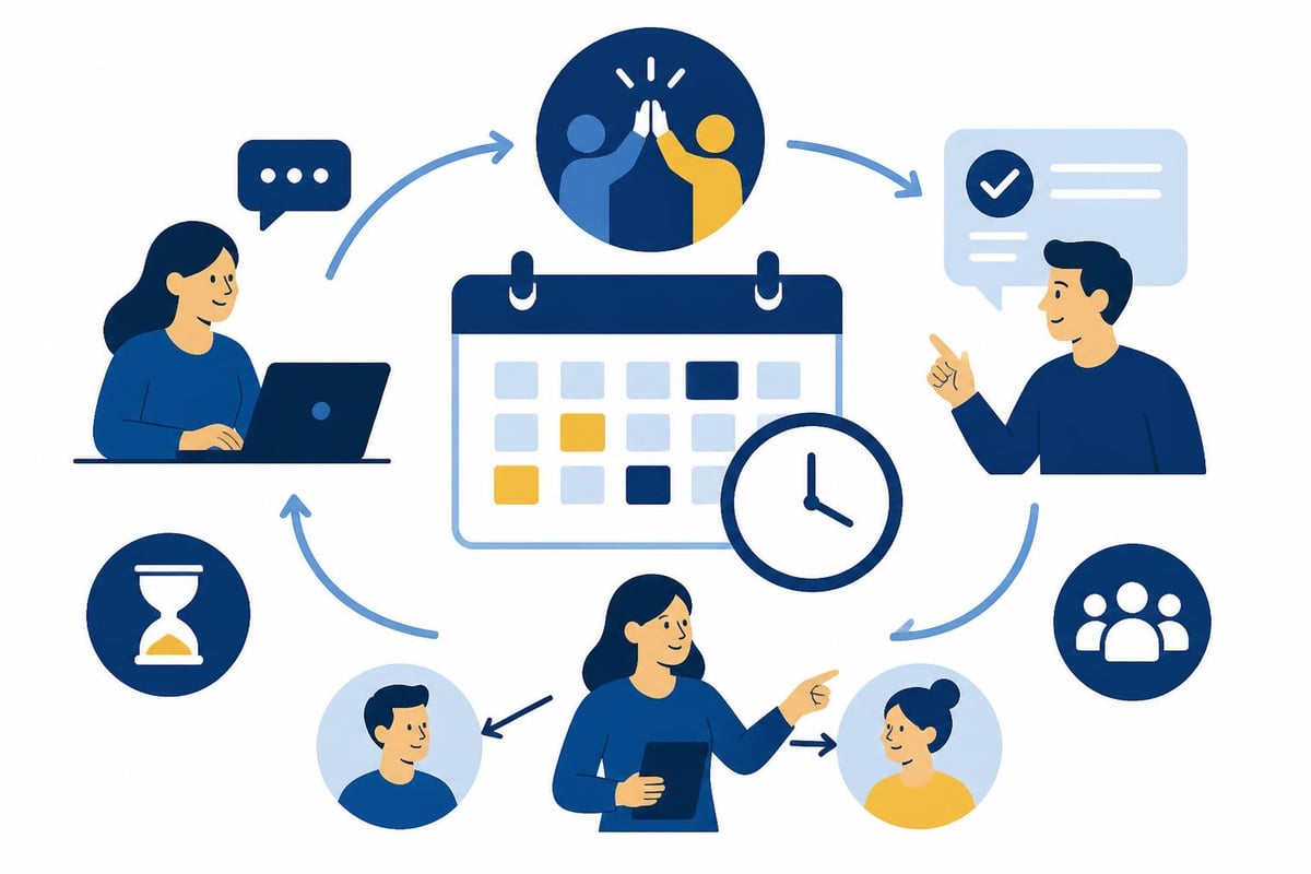 Time Management Training: Transform Productivity in 2026 4 Team collaboration and time optimization