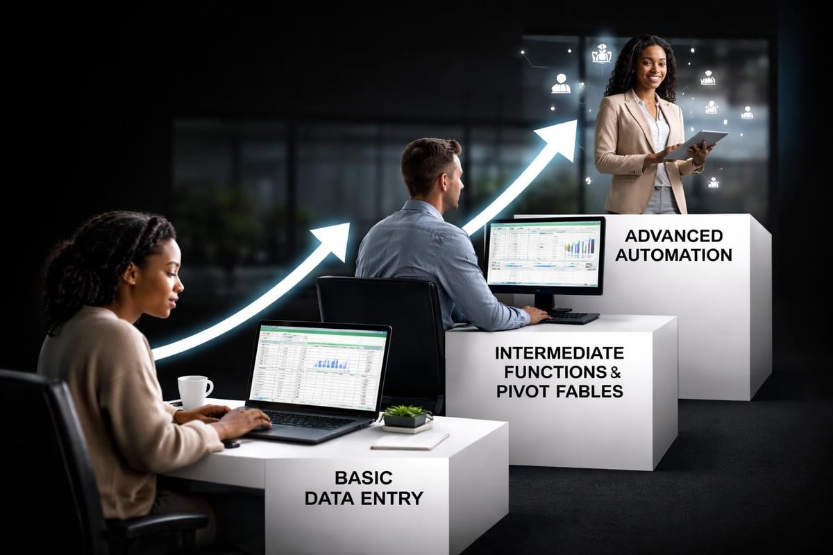 Excel skill levels and career advancement