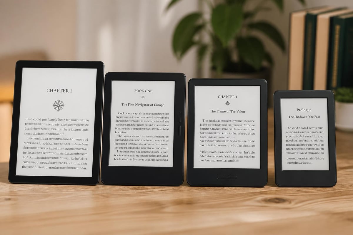 EBook reader features comparison