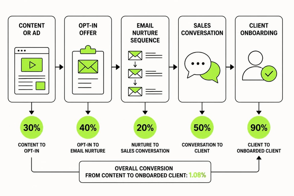 Lead generation funnel for service business