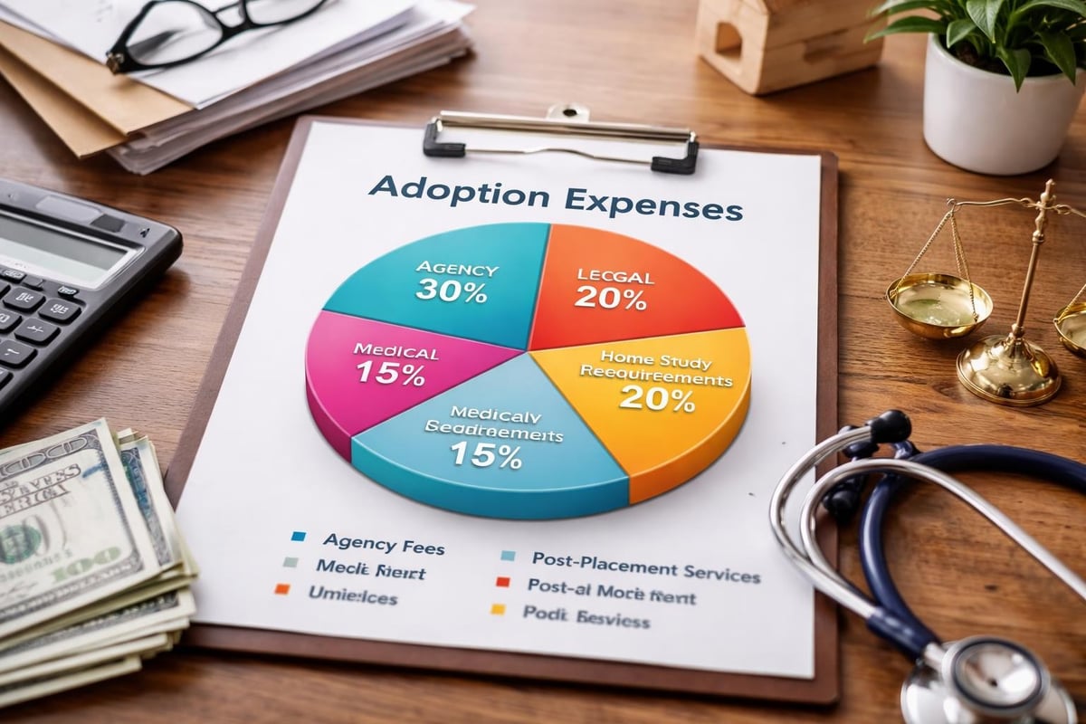 Adoption expense categories breakdown