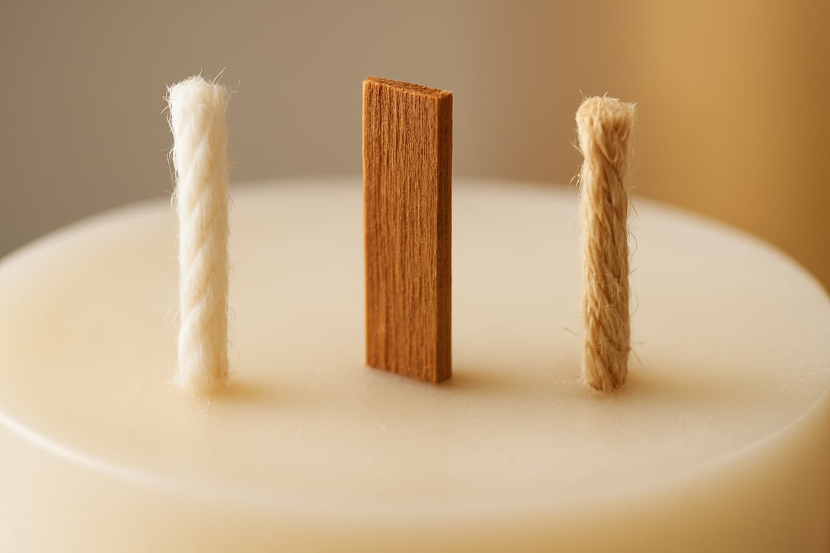 Understanding 3 Candle Wick Types & Materials