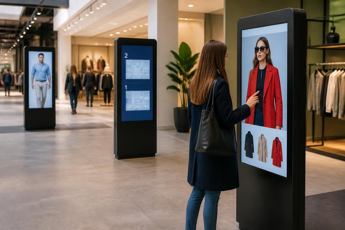 Retail totem signage applications