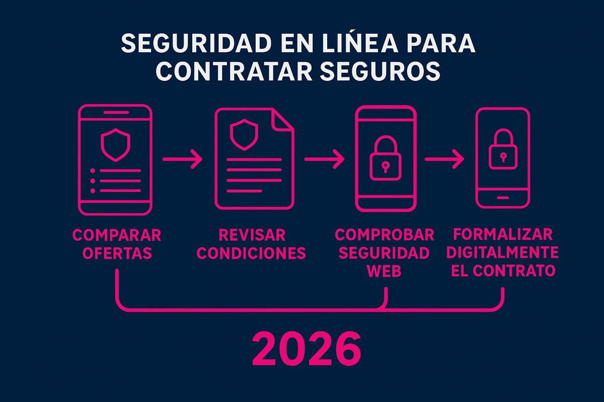 Pasos para contratar un seguro online de forma segura en 2026