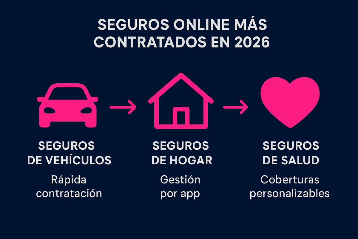 Tipos de seguros que puedes contratar online en 2026