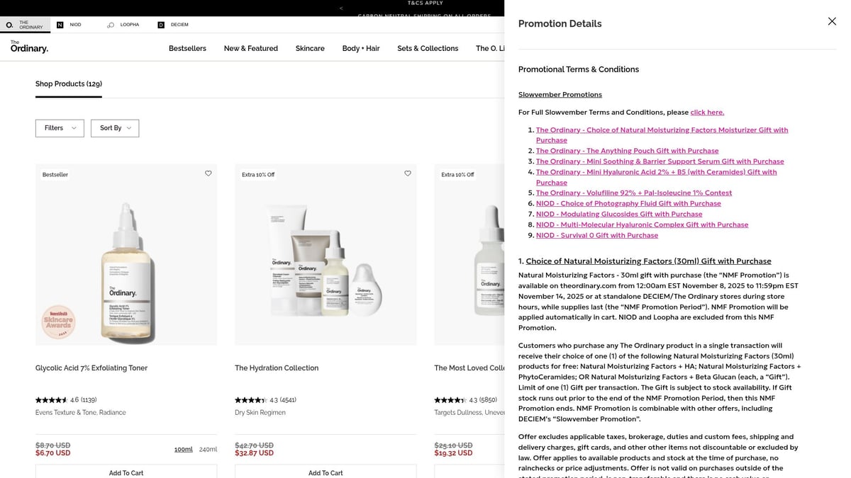 7 Best Most Effective Skin Care Line Picks for 2025 - The Ordinary