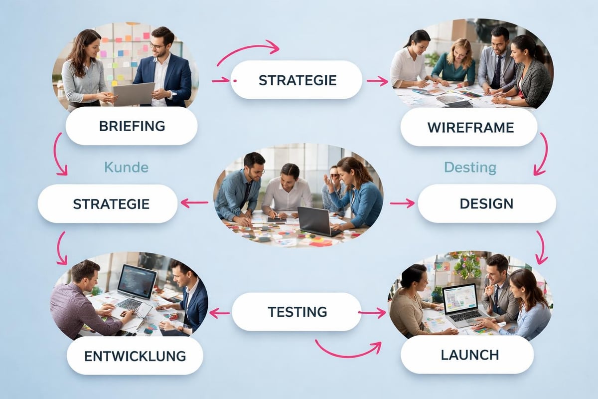 Landingpage Entwicklungsprozess