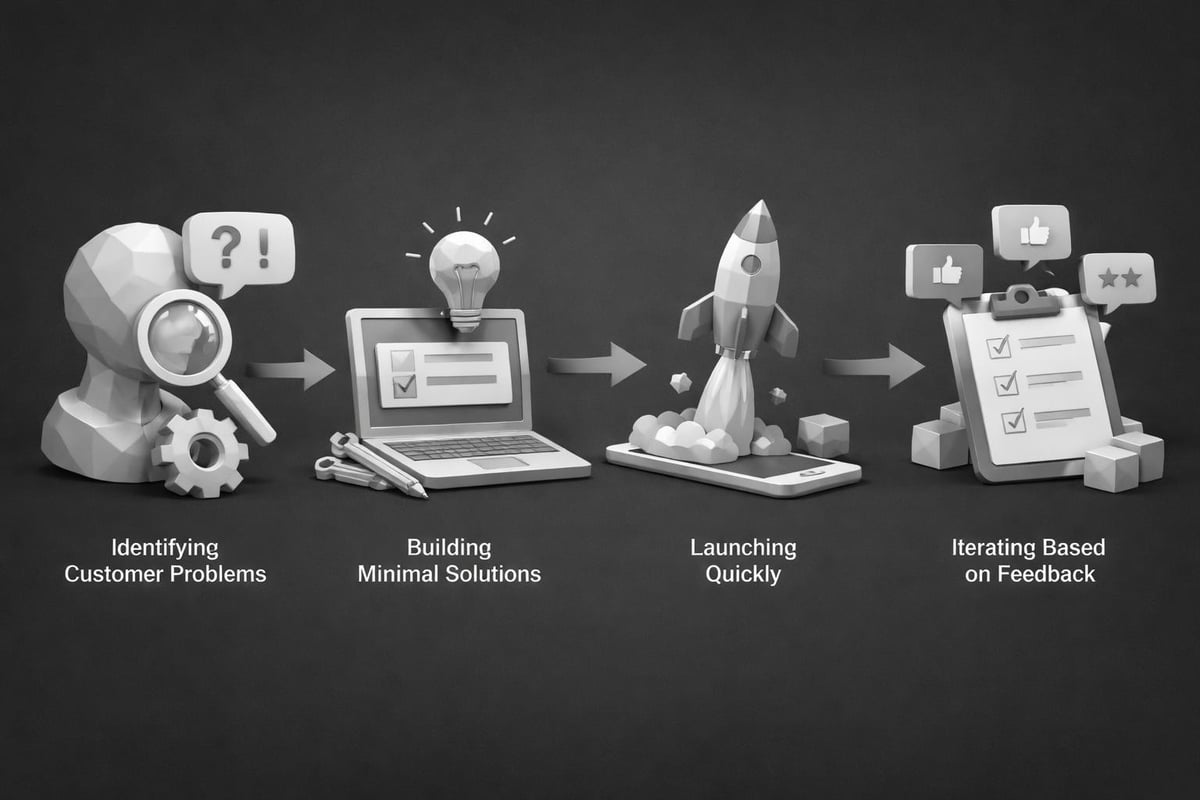 Indie hacker launch process