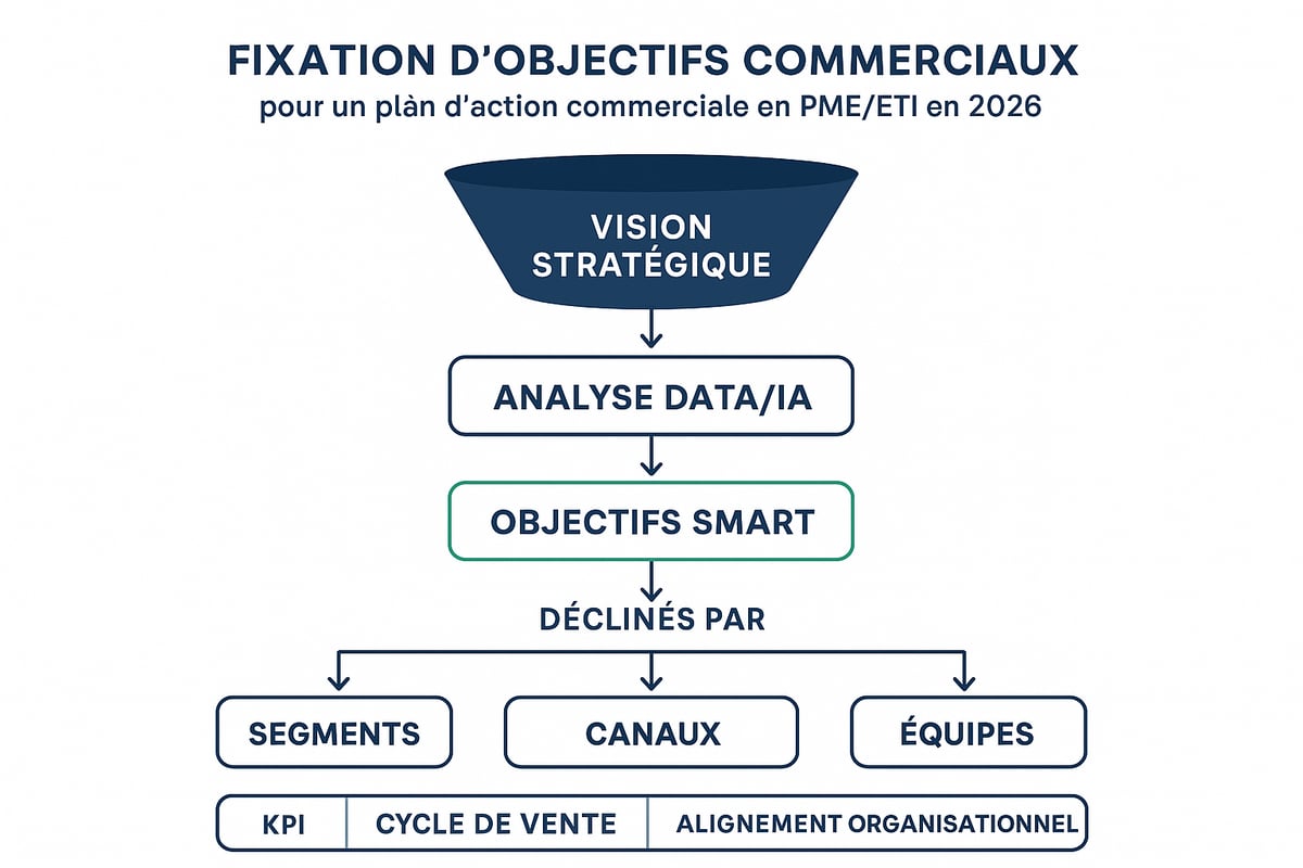 Étape 2 : Définir des Objectifs Commerciaux Ambitieux et Réalistes