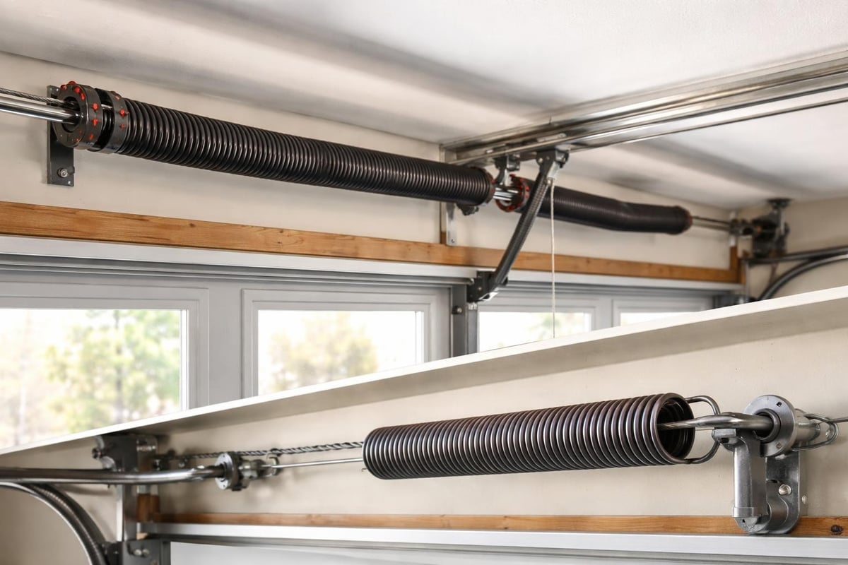 Spring tension system diagram