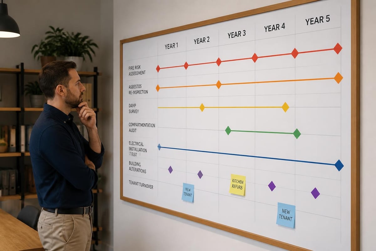 Multi-year compliance scheduling