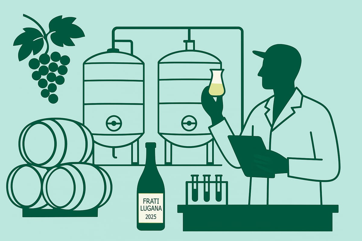 La Vinificazione del Frati Lugana 2025