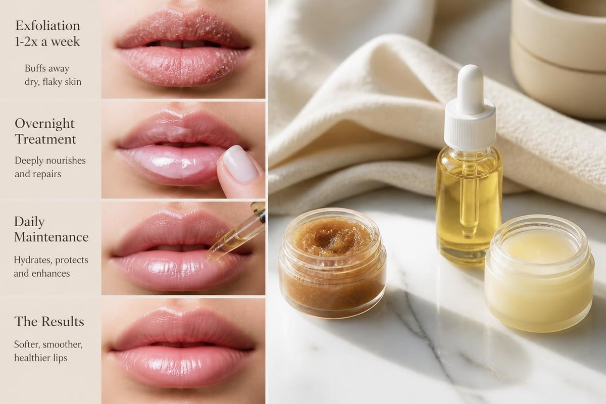 Complete lip care routine