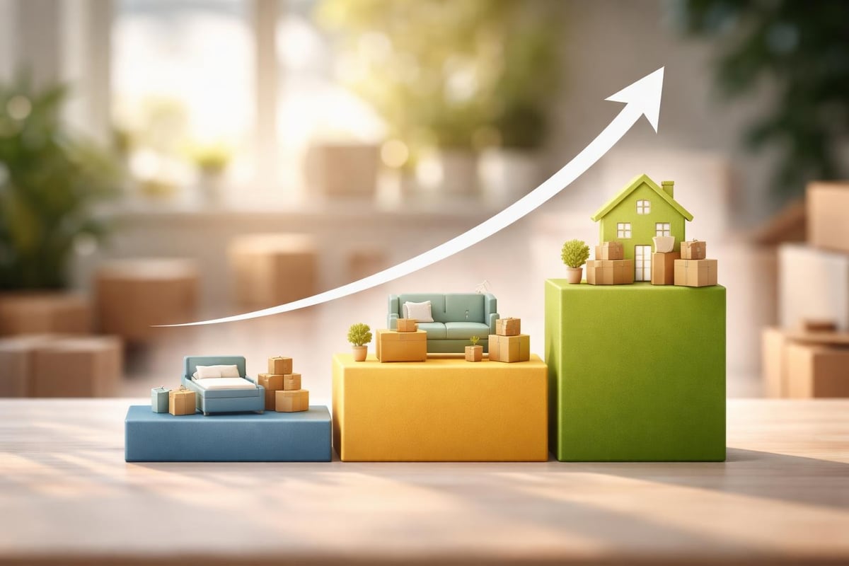 Volume de déménagement et calcul de tarifs